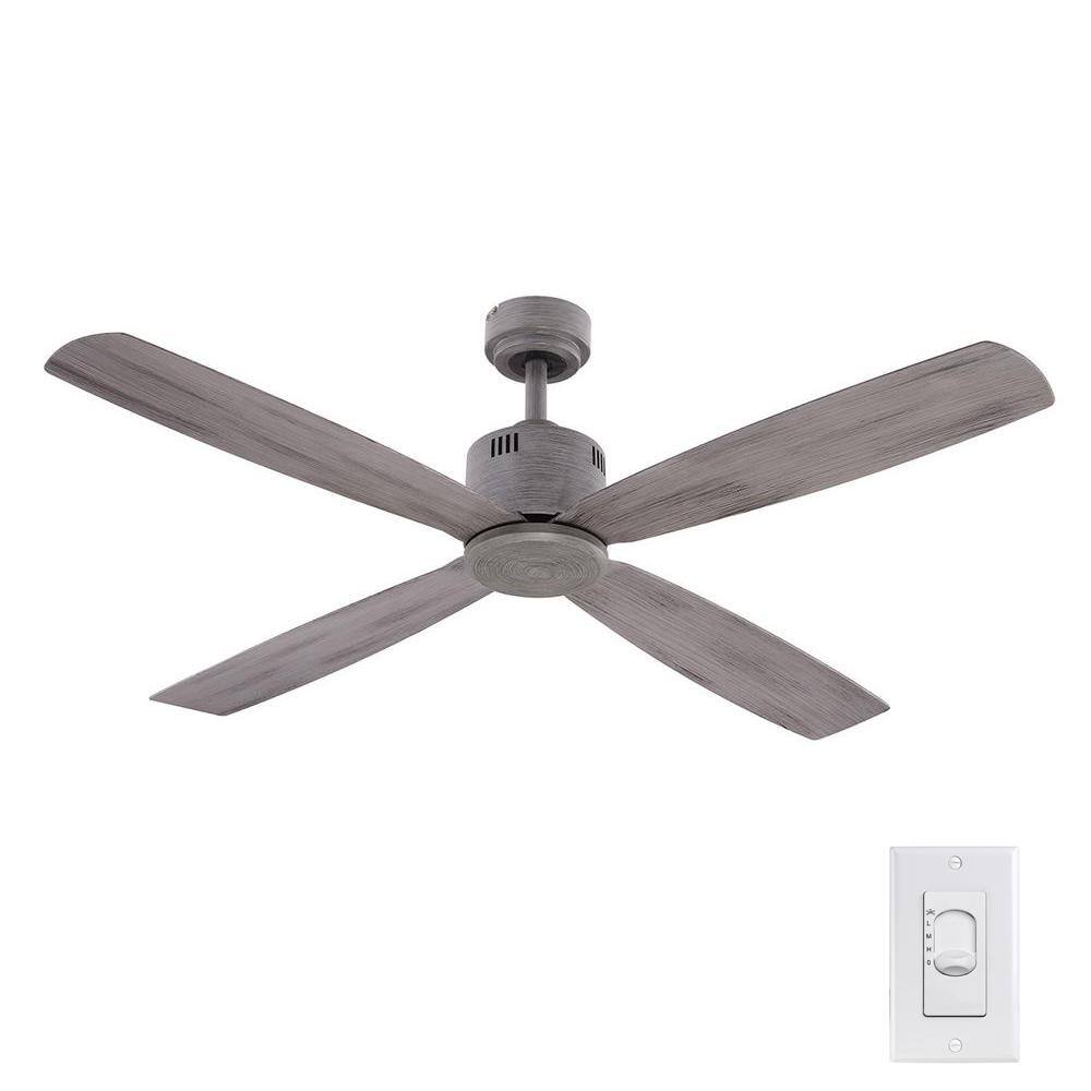 Home Decorators Collection Kitteridge 52 in. Indoor Greywood Ceiling Fan