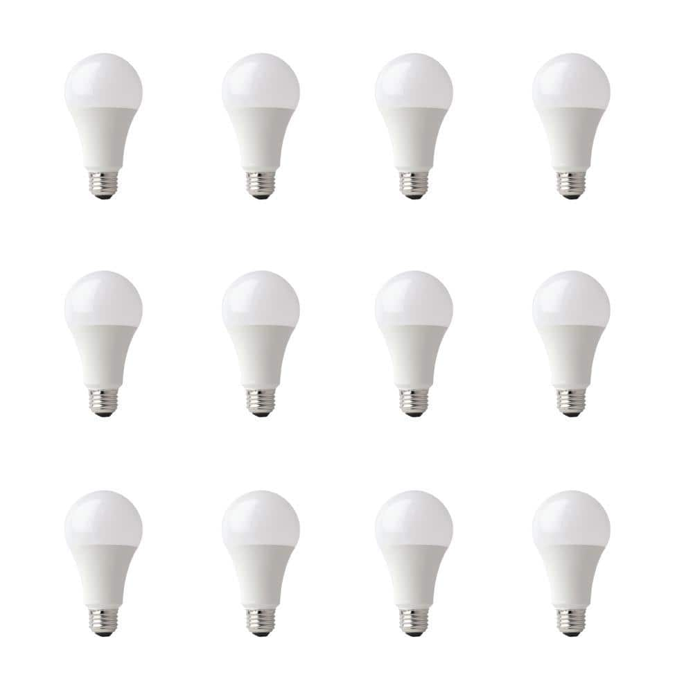 100-Watt Equivalent A19 Dimmable CEC Title 20 ENERGY STAR 90+ CRI E26 Medium LED Light Bulb, Daylight 5000K (12-Pack) -  Feit Electric, OM100DM950CA2/6