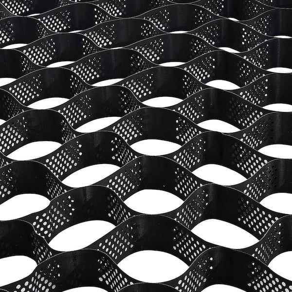 Gravel Grid, 4 in. Depth, 17.06 x 8.86 ft. Supports 1880 lbs. Per sq. ft. Permeable Ground Stabilizer Plastic Paver