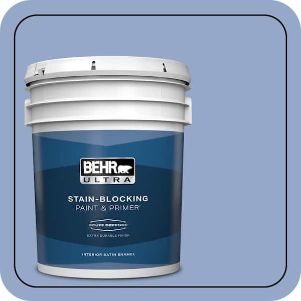 BEHR ULTRA 5 gal. #600D-4 Finesse Extra Durable Satin Enamel Interior Paint & Primer