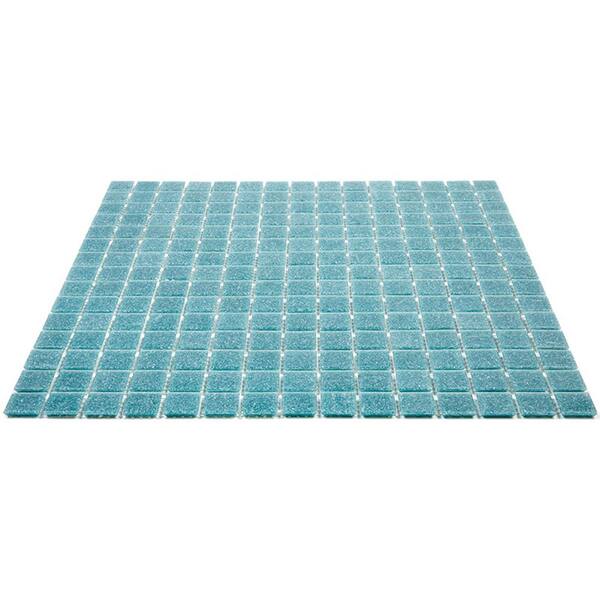 Apollo Tile (Sample) Floor and Wall Tile Cadet Blue 4-in x 4-in Matte Glass Uniform Squares Floor and Wall Tile