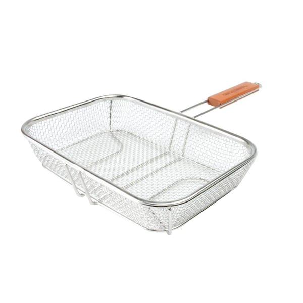 Charcoal Companion Stainless Wire Mesh Grilling Basket