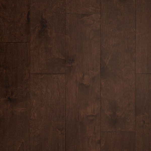 ASPEN FLOORING Lyon Birch 3/8 in. T x 6.5 in. W Tongue and Groove Light Distressed Engineered Hardwood Flooring (43.58 sq. ft./case)