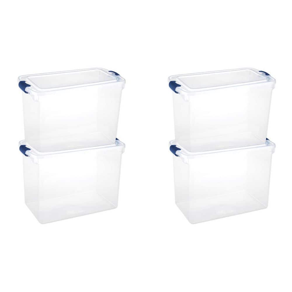 Rubbermaid Spacesaver Square Containers, Clear, 4 qt.