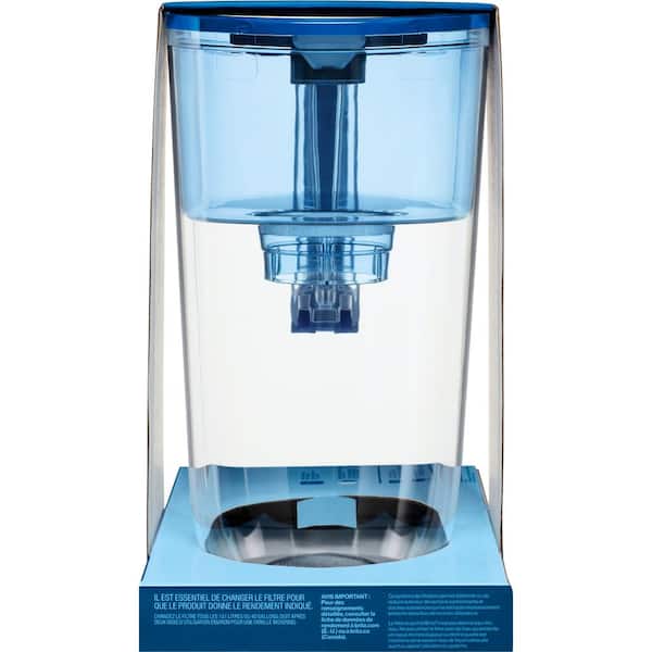 Brita Water Filter 10-Cup Tahoe Water Pitcher Dispenser with Elite Water  Filter - White