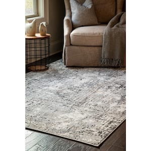 Eternity Mizar Charcoal 1 ft. 11 in. x 3 ft. Accent Rug