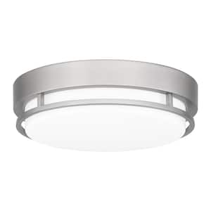 Alister 1-Light Brushed Nickel Flush Mount