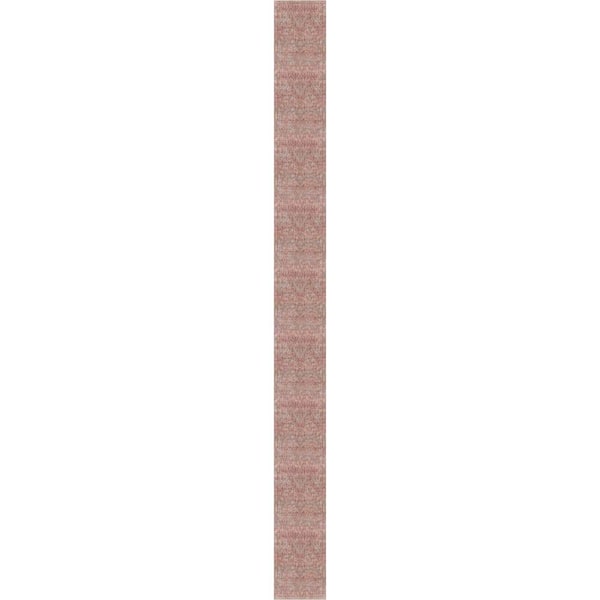 Red 2 ft. 7 in. x 9 ft. 6 in. Asha Anya Vintage Tribal Runner Area Rug