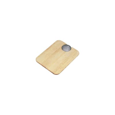 Maple Cutting Board with Removable Mesh Strainer