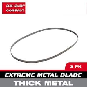 35-3/8 in. 8/10 TPI Compact Extreme Thick Metal Cutting Band Saw Blade (3-Pack) For M18 FUEL/Corded Compact Bandsaw