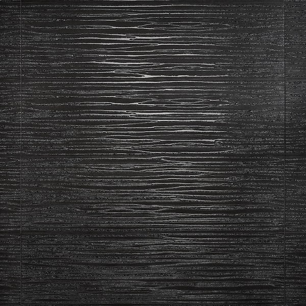 Ivy Hill Tile Echo Stream Charcoal Gray Textured 11 in. x 40 in. Ceramic Wall Tile (3 Pieces 9.36 Sq. Ft. / Case)