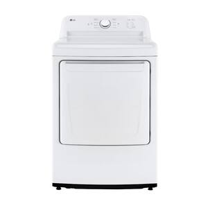 7.3 cu. ft. Ultra Large High Efficiency Gas Dryer in White