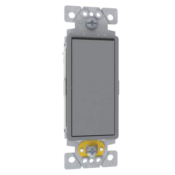 Square D X Series 15 Amp 3-Way Rocker Switch Back Wire Light