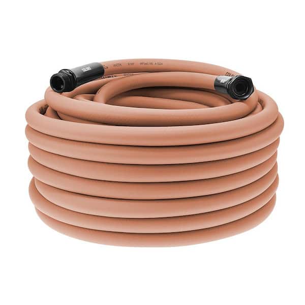 Flexzilla Colors Series 5/8 in. x 100 ft. 3/4 in. 11-1/2 GHT Fittings Garden Hose with Standard Grip in Red Clay