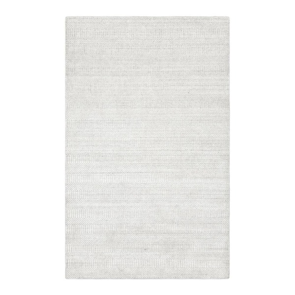 Solo Rugs Sanam Contemporary Ivory 10 ft. x 14 ft. Area Rug