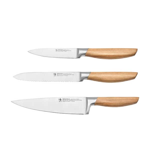 Pakka 3 Piece Stainless Steel Full Tang Starter Knife Set