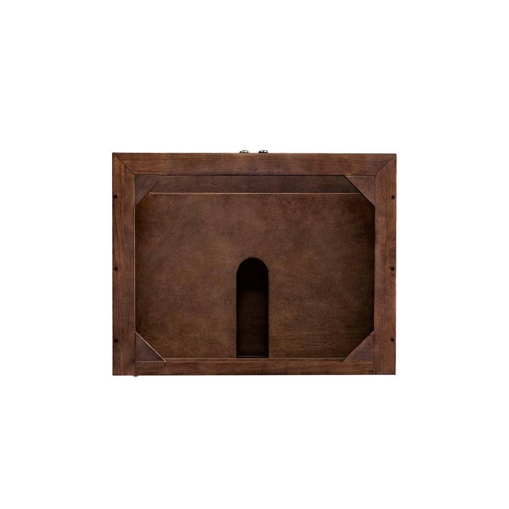 Amberly 30" Walnut Single Bathroom Vanity Base