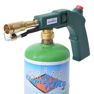 27,000 BTU Propane Handheld Torch with Self Ignition for 1 lb. Propane Cylinder