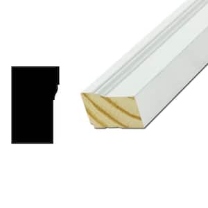 WM180 1-1/4 in. x 2 in. Primed Finger-Jointed Pine Brick Moulding