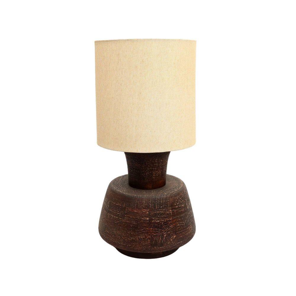 26.5 in. Brown Table Lamp for Living Room, Bedroom No Bulbs Included price history on PriceWatchPro