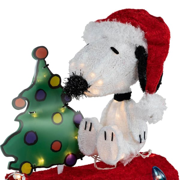 Northlight LED Lighted Peanuts Snoopy on Mailbox Outdoor Christmas