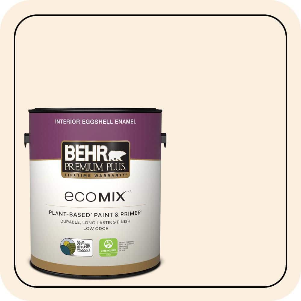 1 gal. #PWN-24 Soft Gossamer Eggshell Enamel EcoMix Plant-Based Interior Paint & Primer price history on PriceWatchPro