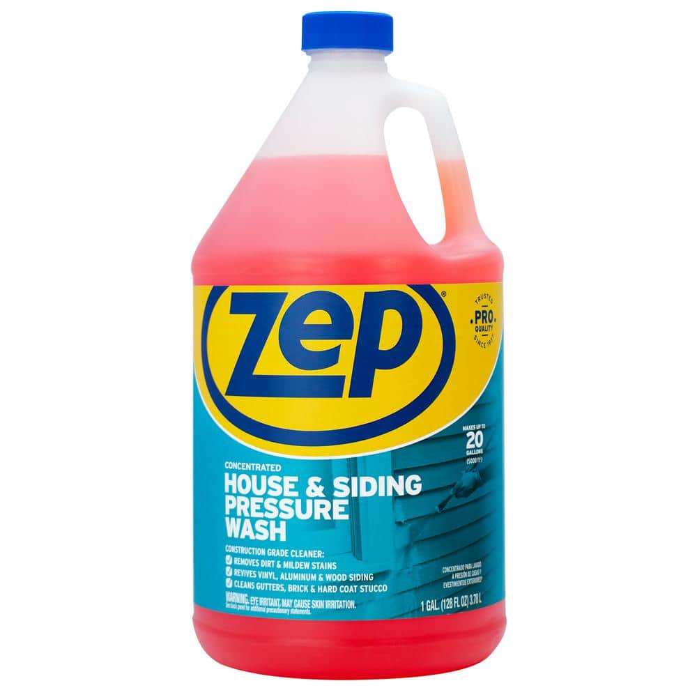 ZEP 1 Gal. House and Siding Pressure Wash Concentrate Cleaner ZUVWS128 -  The Home Depot