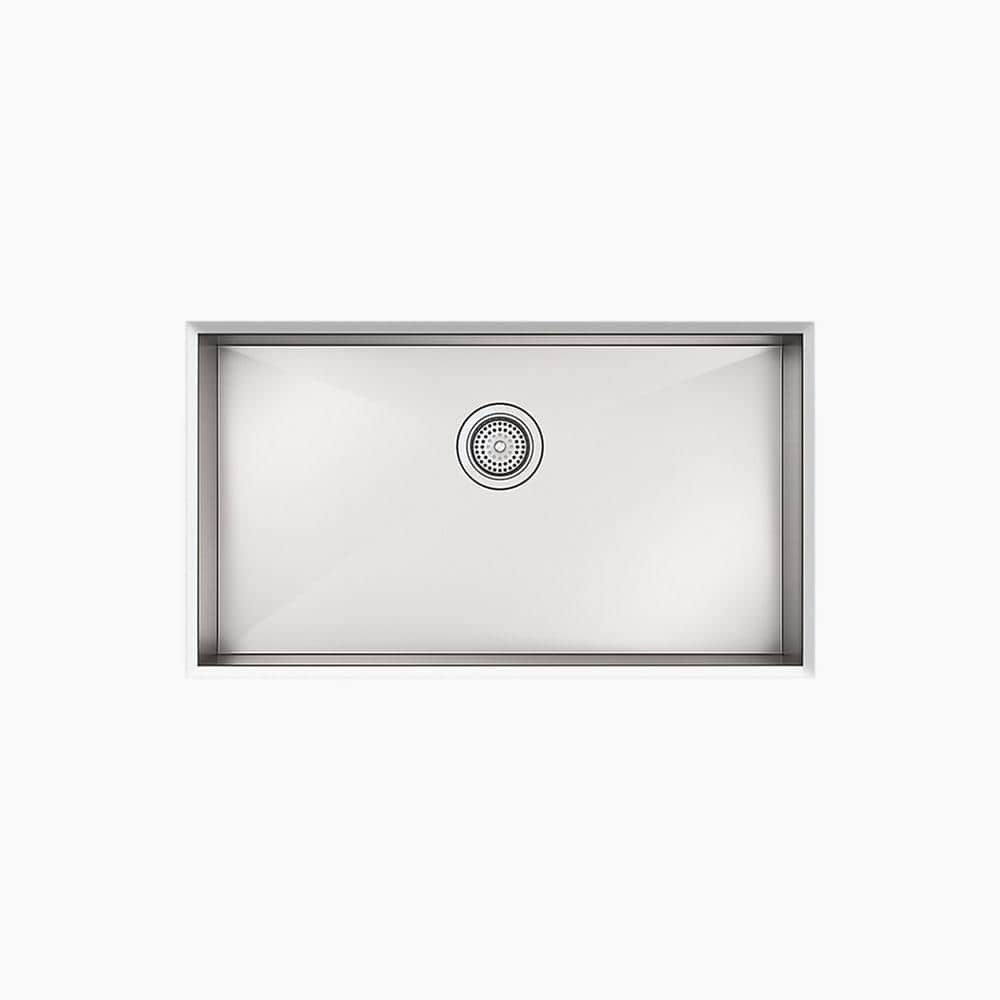 Vault 32'' Stainless Steel Undermount Single-Bowl Kitchen Sink