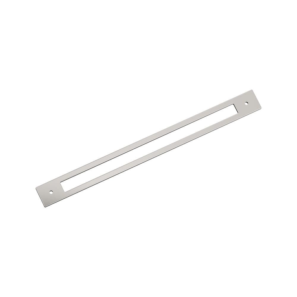 Medora 12-5/8 in. Center-to-Center Rectangle Polished Nickel Pull Cabinet Backplate price history on PriceWatchPro
