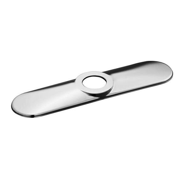 KOHLER Escutcheon Plate in Polished Chrome for 3-Hole Installations