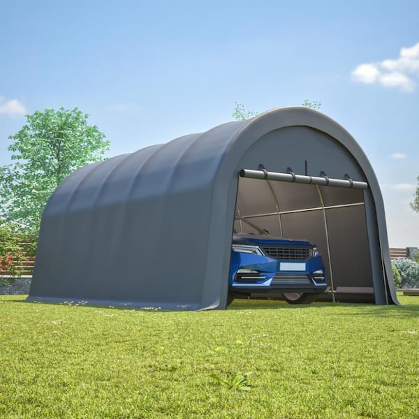 12 x 20 ft. Heavy-Duty Portable Carport Canopy, Waterproof Outdoor Storage Shed for Cars, Trucks, Boats, Equipment