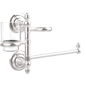Que New Collection Hair Dryer Holder and Organizer in Polished Chrome