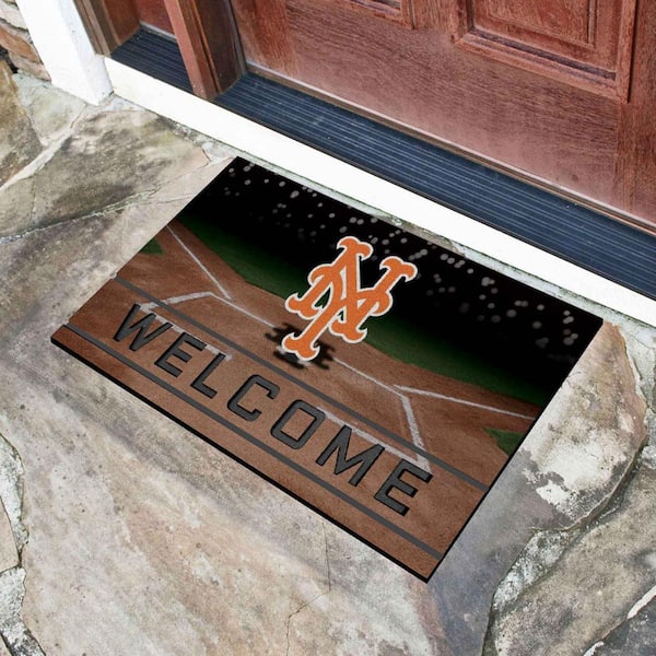 MLB - New York Mets 30 in. x 18 in. Rubber Door Mat