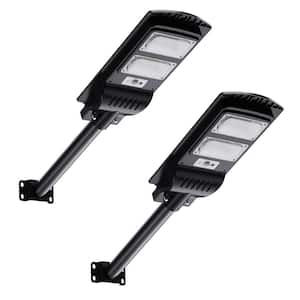 400- Watt Equivalent Integrated LED Motion Sensing Dusk to Dawn Area Light with Remote Control(2 Pack)
