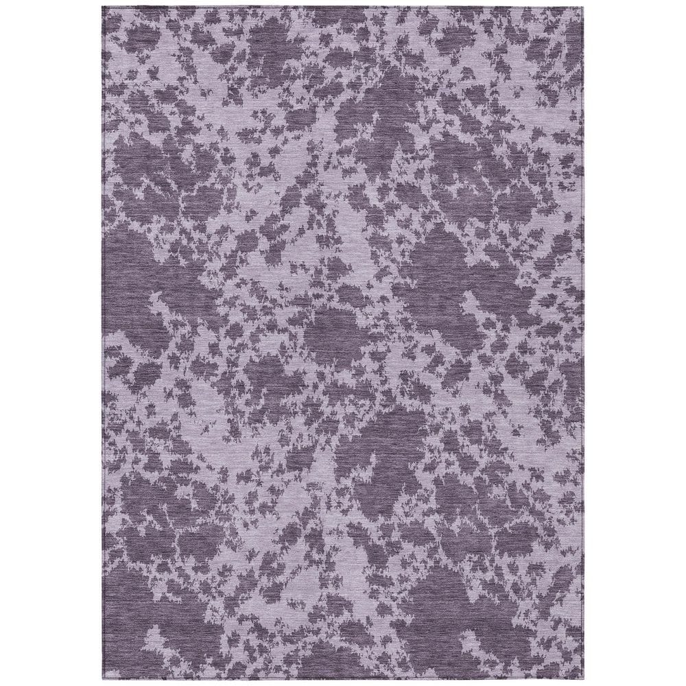 Chantille Machine Washable Indoor/Outdoor Abstract ACN2919 Lavender 5 ft. x 7 ft. 6 in. Area Rug price history on PriceWatchPro
