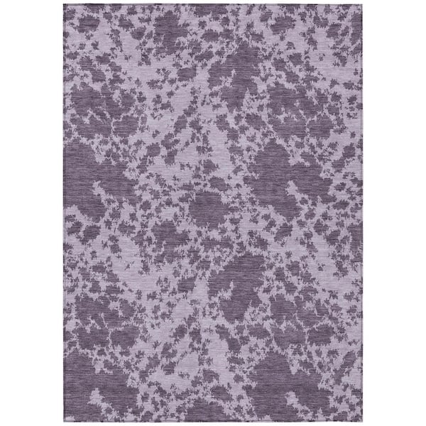Chantille Machine Washable Indoor/Outdoor Abstract ACN2919 Lavender 9 ft. x 12 ft. Area Rug