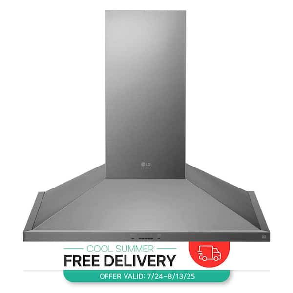 STUDIO 30 in. SMART Wall Mount Range Hood in Stainless Steel with Light Stainless Steel