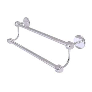 Satellite Orbit Two 18 in. Wall Mounted Double Towel Bar in Polished Chrome