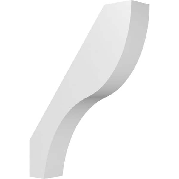 Ekena Millwork Geneva 3 in. W x 18 in. H x 14 in. D Polyurethane Knee Brace
