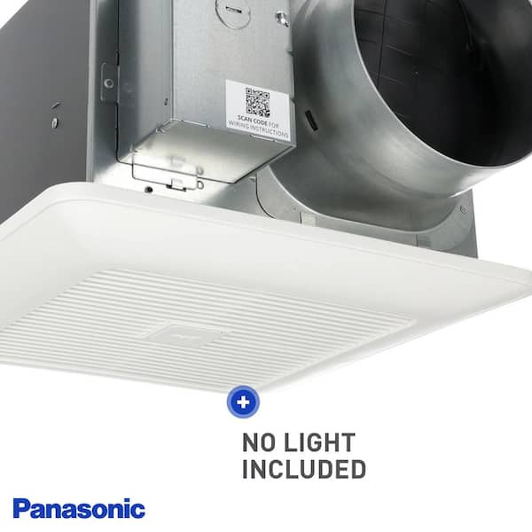 panasonic 0.3 sone 150 cfm white bathroom fan