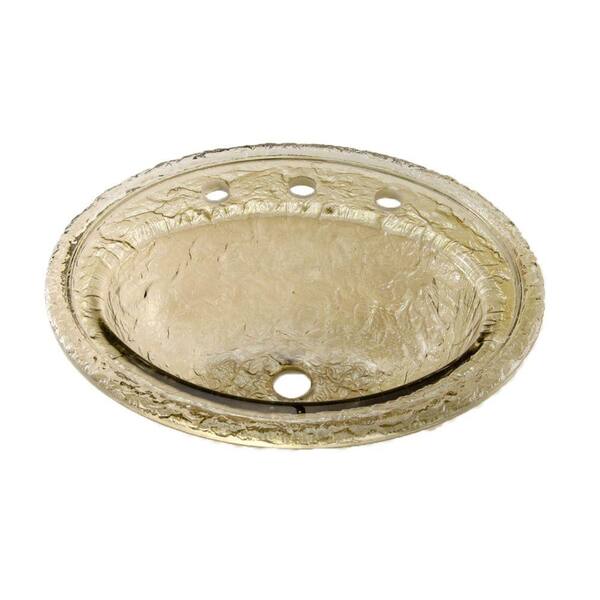 JSG Oceana Drop-in Bathroom Sink in Sea Green