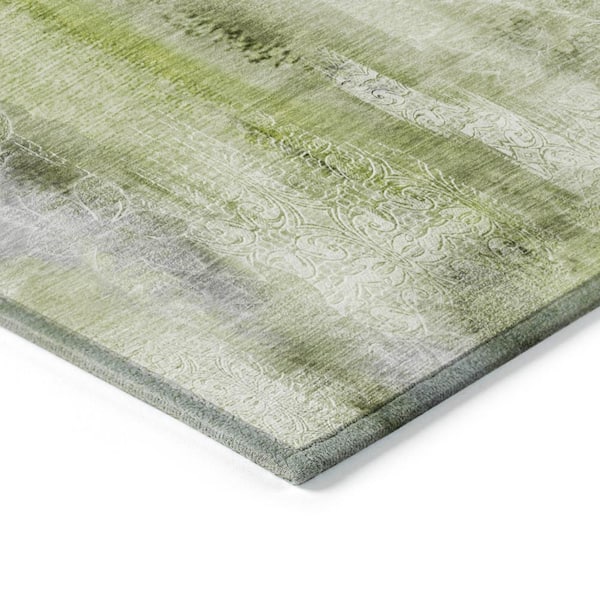 Chantille ACN537 Sage 9 ft. x 12 ft. Machine Washable Indoor/Outdoor Geometric Area Rug