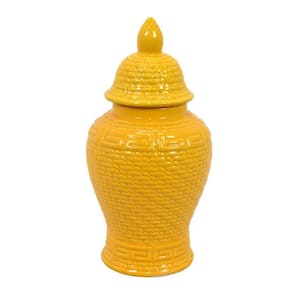 Ceramic Jar with Finial Top