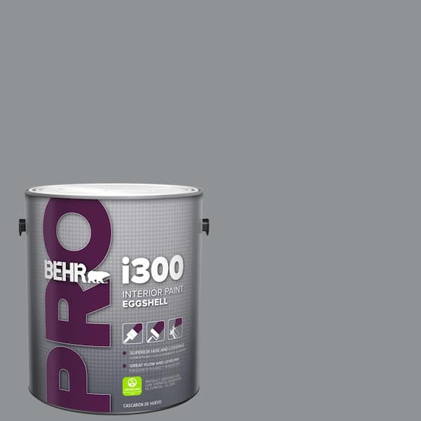 1 gal. #PPU26-05 Flint Gray Eggshell Interior Paint