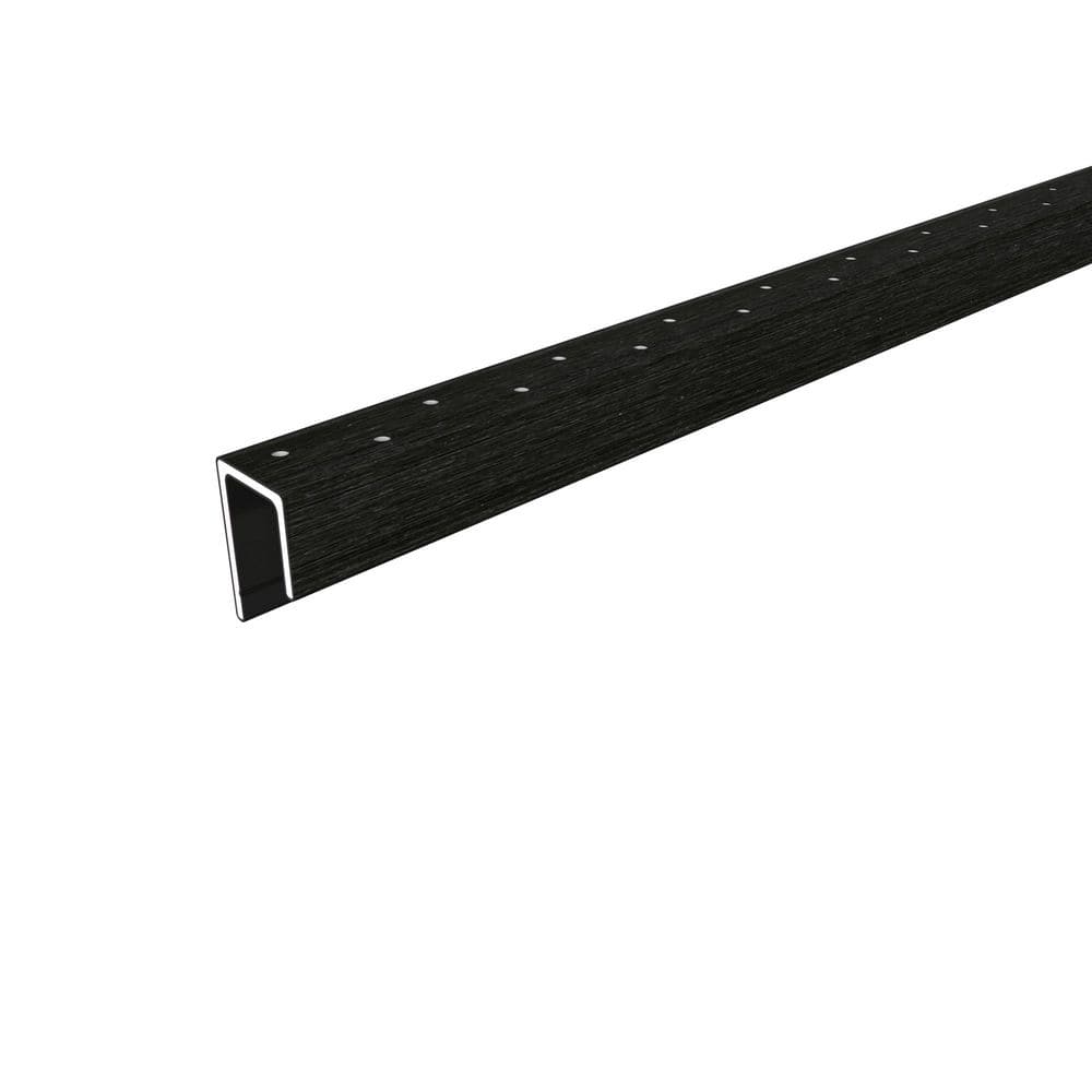 Alusions 1.63 in. x 1 in. x 8 ft. Indian Ebony Composite Aluminum Perforated Starting Trim for 0.5 in. Board price history on PriceWatchPro