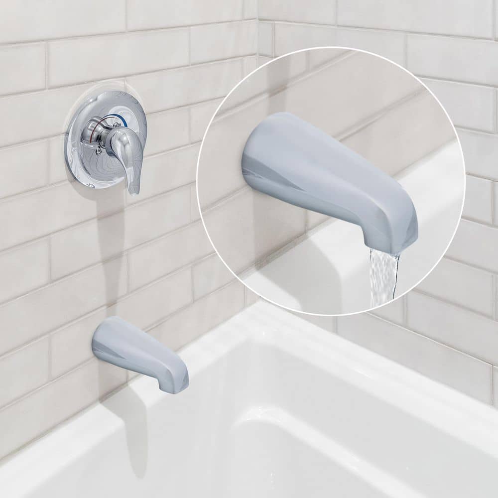 Chrome Universal Fit Tub Spout with Diverter