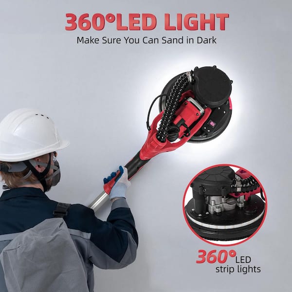 maocao hoom 800 W Electric Drywall Sander with Vacuum Dust