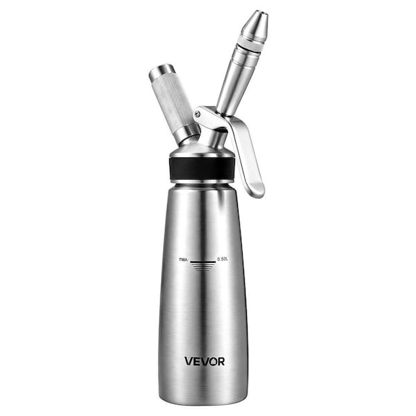 Nitro Cold Brew Coffee Maker 17 oz. Nitrogen Dispenser System, Home Brew Coffee Keg Stainless Steel