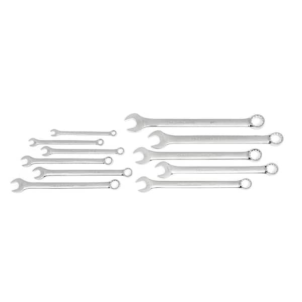 GEARWRENCH Long Pattern SAE 12Point Combination Wrench Set with Tool