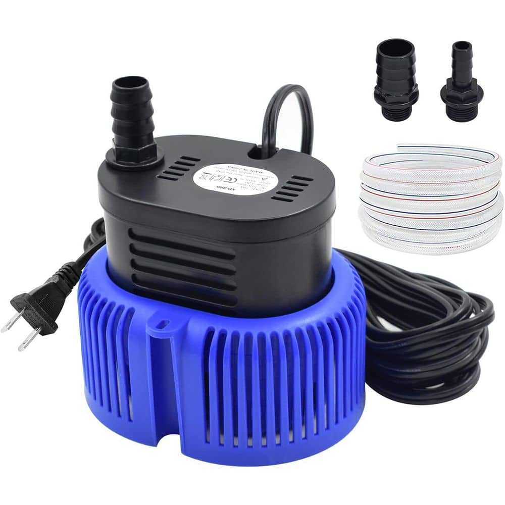 Pool Cover Pump Submersible Swimmingsump Inground Water Removal w/ 16' Drainage Hose 25 ft. Power Cord 850 GPH 3-Adapter price history on PriceWatchPro